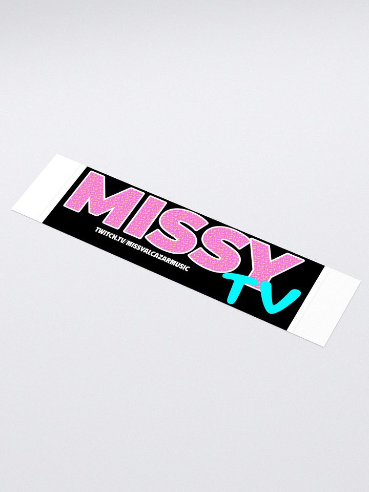 MissyTV bumper sticker product image (2)