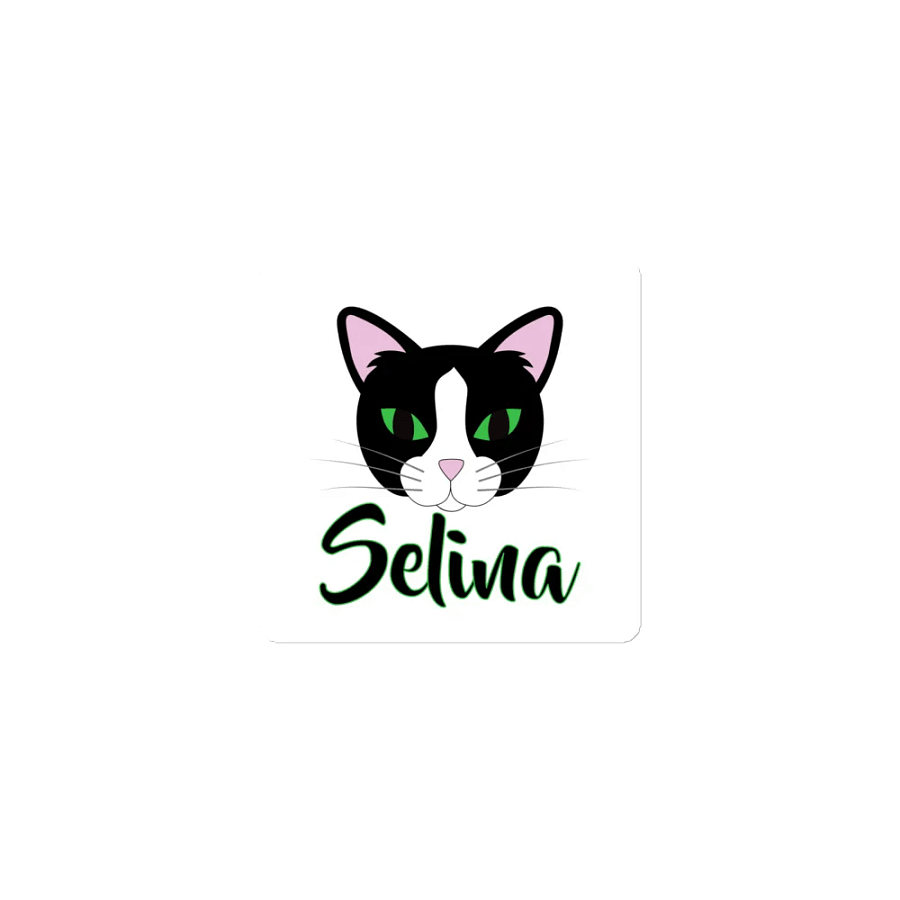 Selina the Tuxedo Cat - Die-Cut Magnets product image (1)