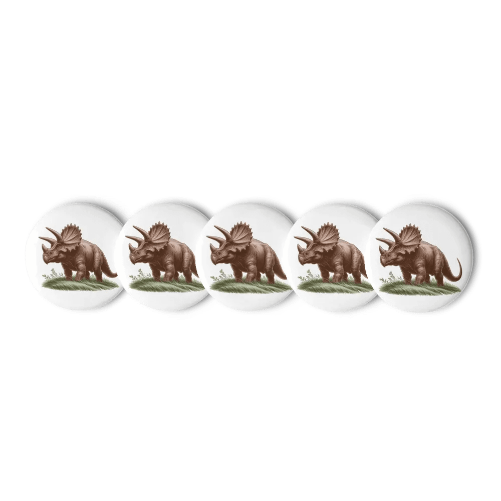 Triceratops Pin pack product image (1)