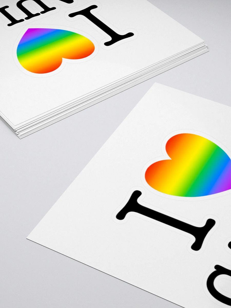 I LOVE CAULK Rainbow / Sticker product image (10)