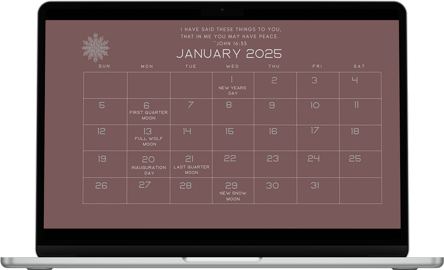 Verses of Peace 2025 Desktop Calendar product image (5)