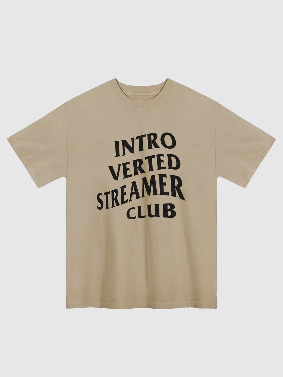 Introverted Streamer Club Oversized Tee product image (2)