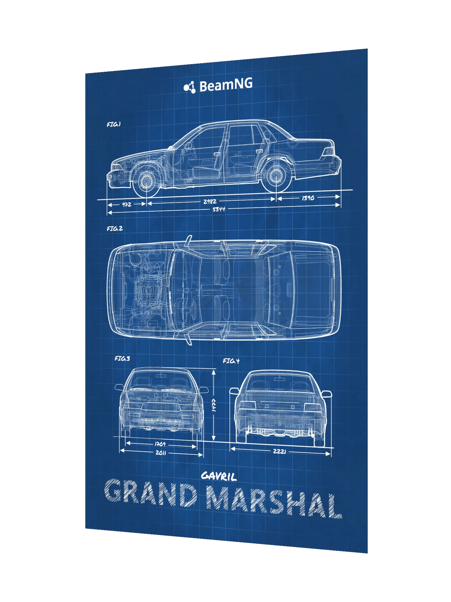 Gavril Grand Marshal Blueprint Poster product image (2)
