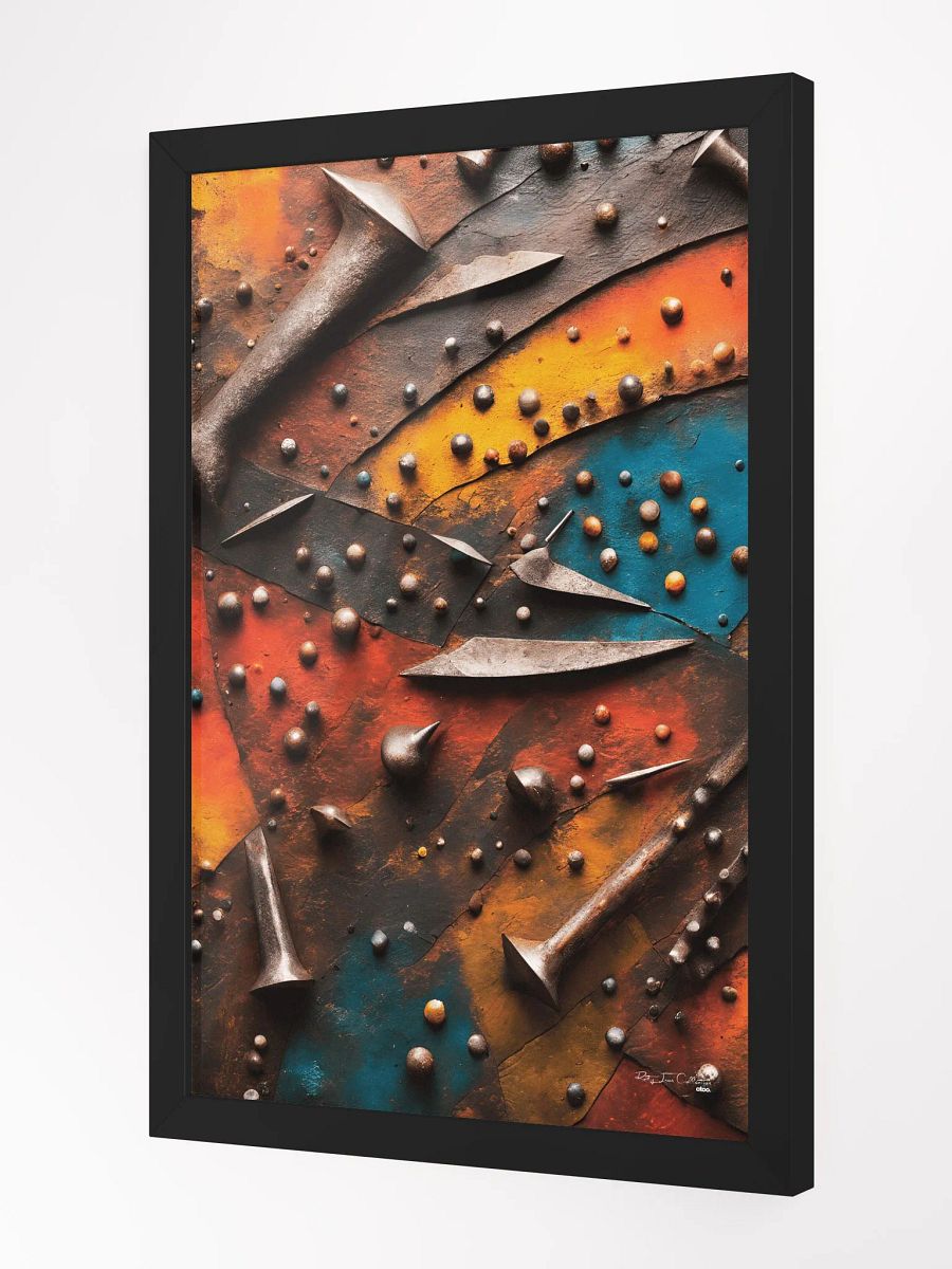 A Work of Art Bearing the Marks of Time: Rusty Iron Painting product image (3)