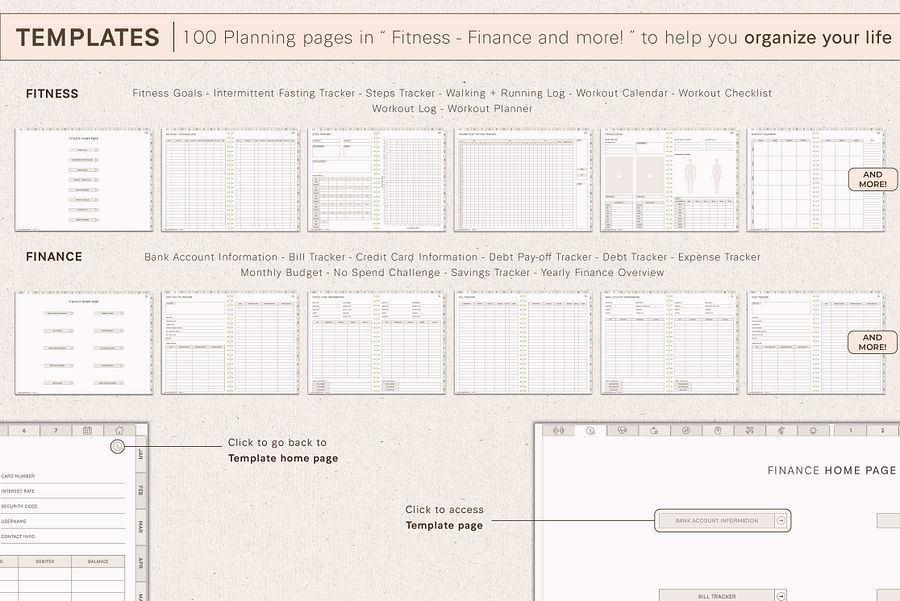 All-in-One 2025 Business Planner | Goodnotes Digital Planner | iPad Daily Journal for Weekly, Monthly, & Yearly Planning | Digital Calendar product image (4)
