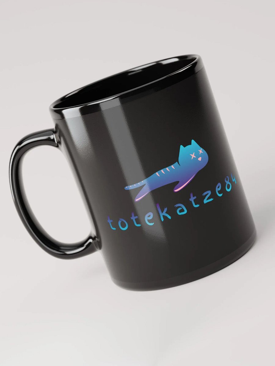 Tasse schwarz mit Bild product image (3)