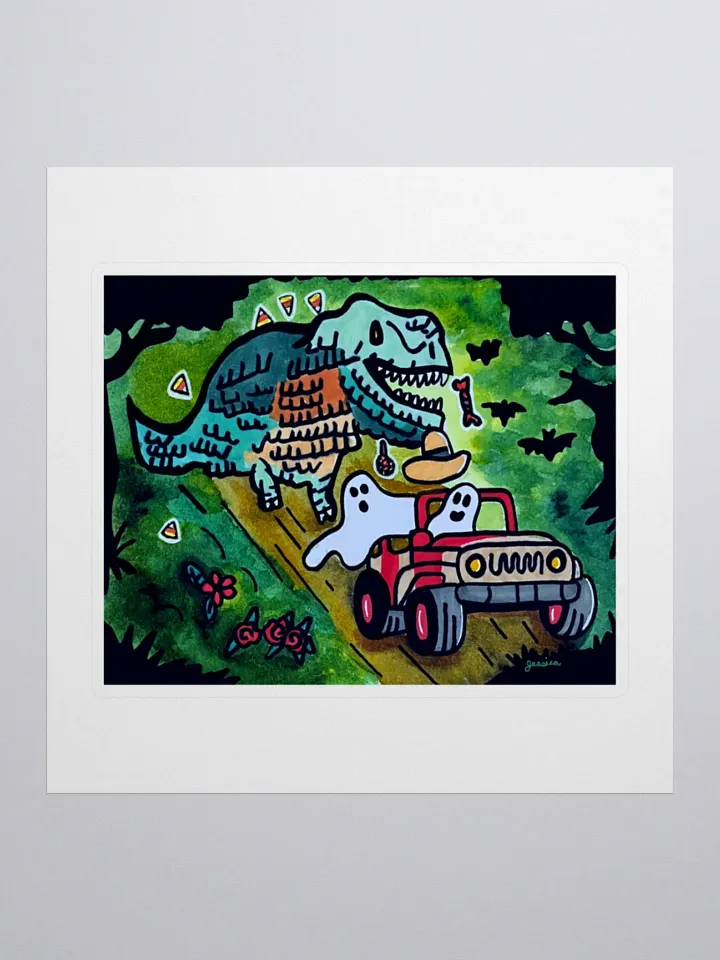 Dino Piñata Pursuit Sticker product image (1)