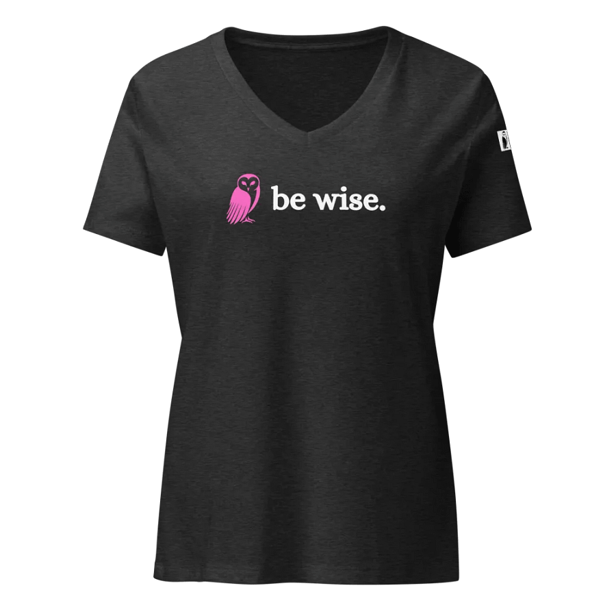 Be Wise. V-Neck Tee product image (6)