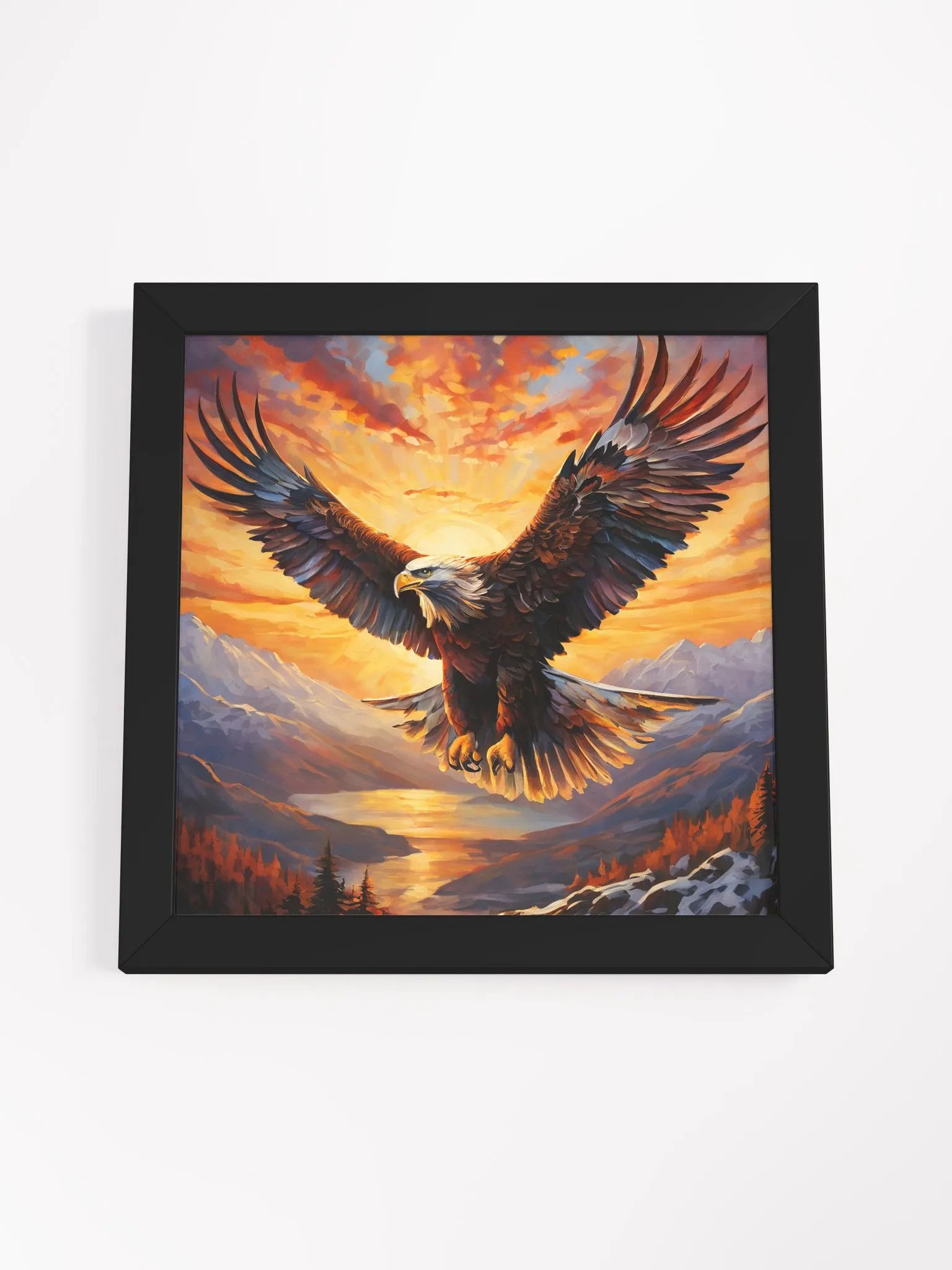 An eagle at sunrise product image (42)