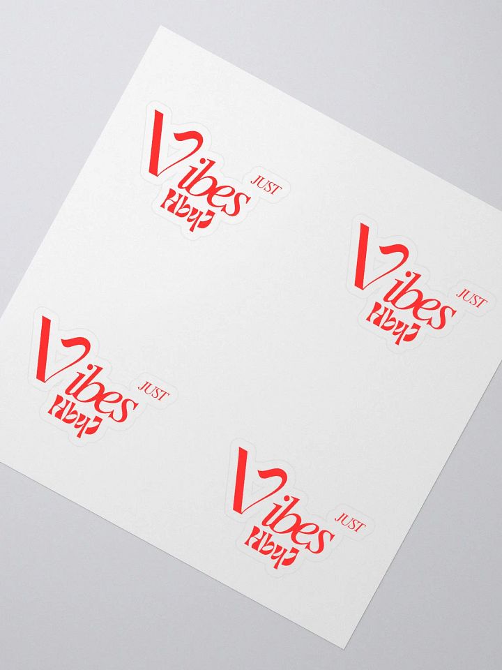 Just Vibes Stickers product image (2)