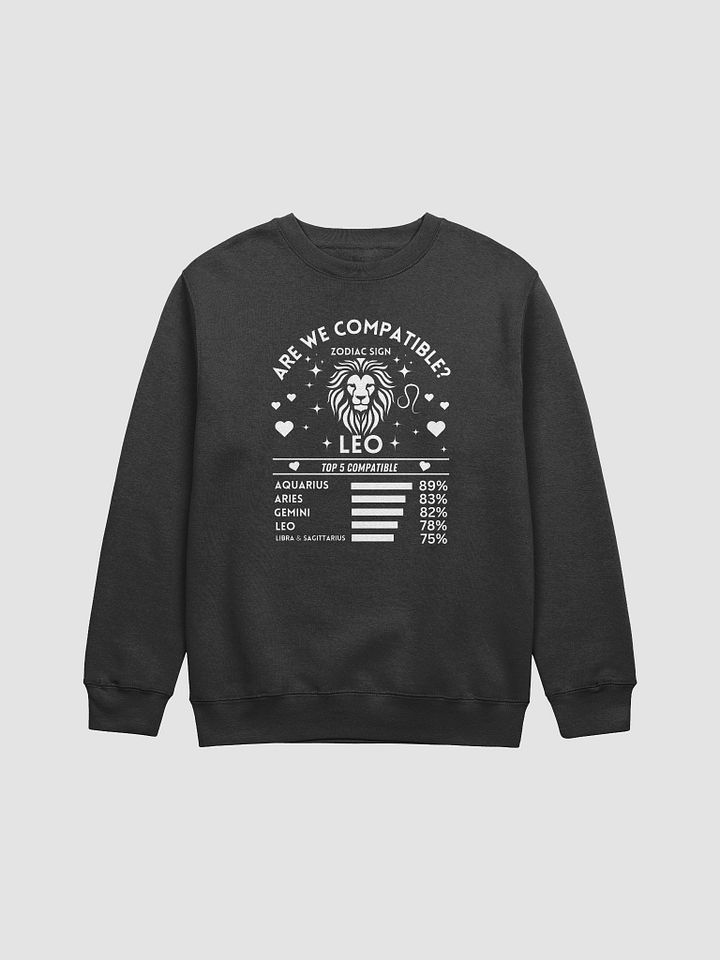 Leo Zodiac Sign Romantic Compatibility - Lane Seven Premium Crewneck Sweatshirt product image (2)