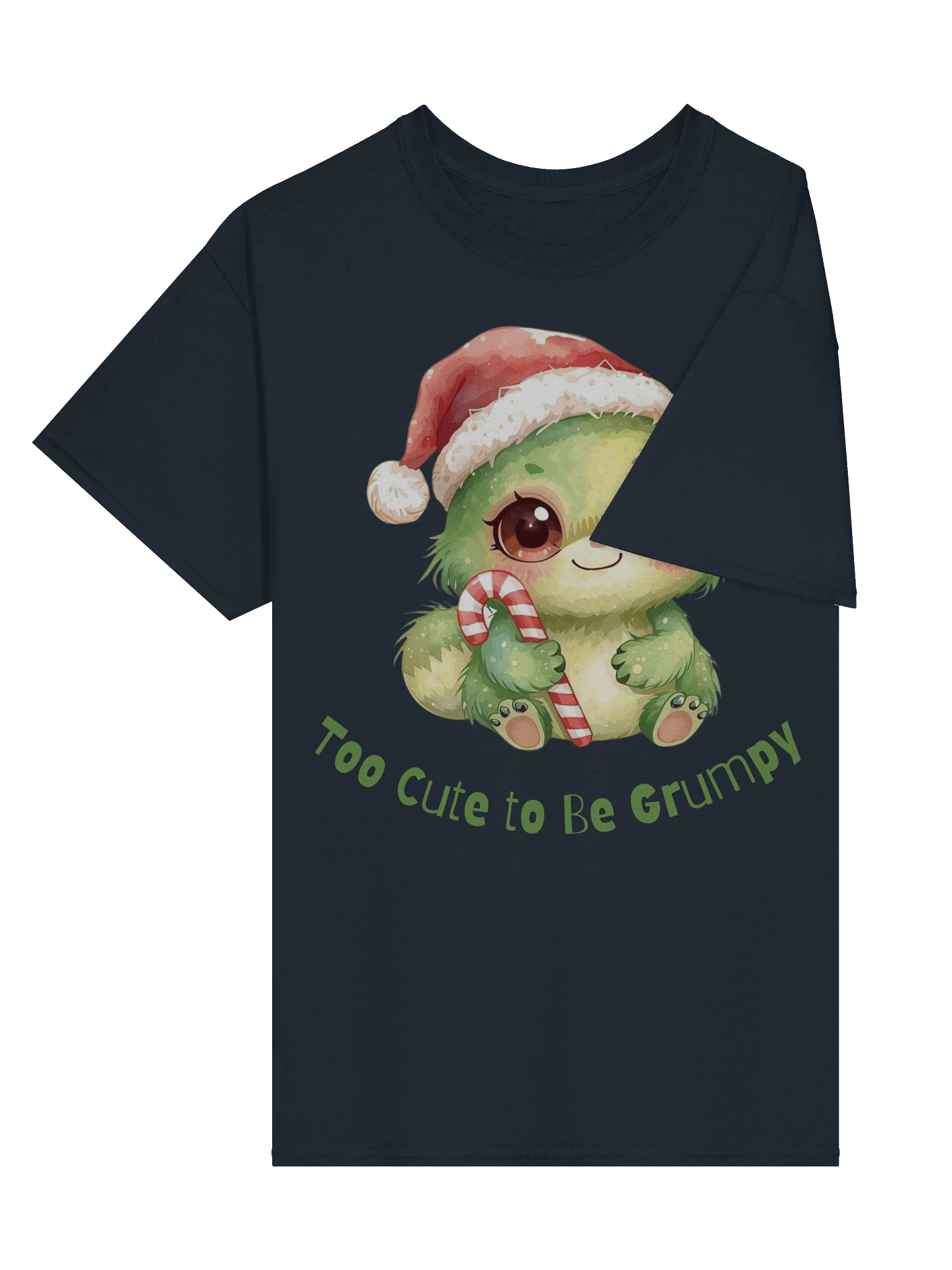 Too Cute to Be Grumpy Holiday Tee product image (27)