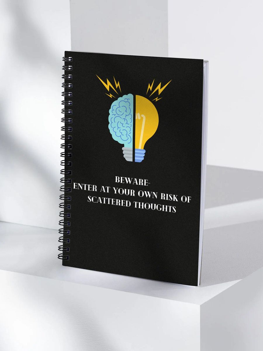 Scattered Thoughts Notebook Black product image (4)