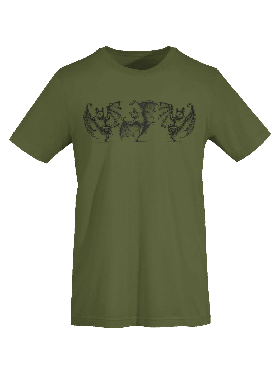 Dancing Bats Halloween Short Sleeve Unisex T-Shirt Top product image (70)