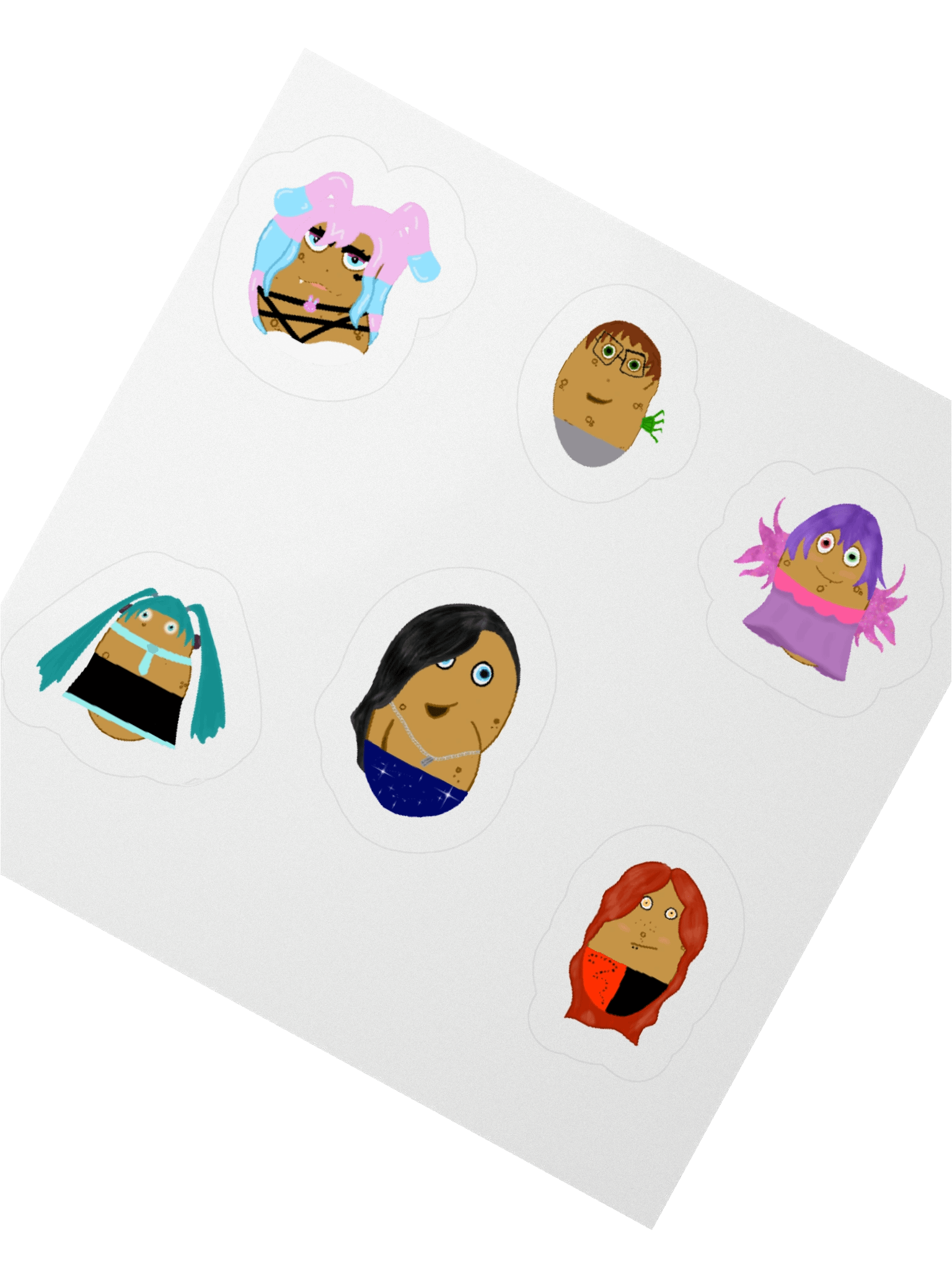 Tater Army Sticker Set 1 product image (6)