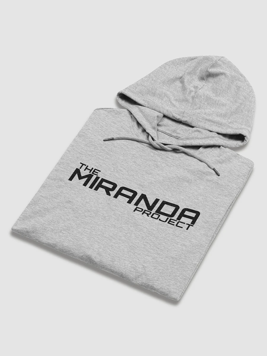 The Miranda Project Black Logo Unisex Lightweight Hoodie product image (5)
