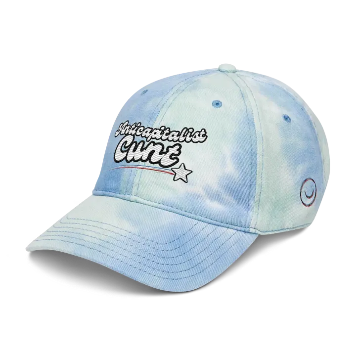 ANTICAPITALIST C*NT 3D tie-dye dad hat product image (25)