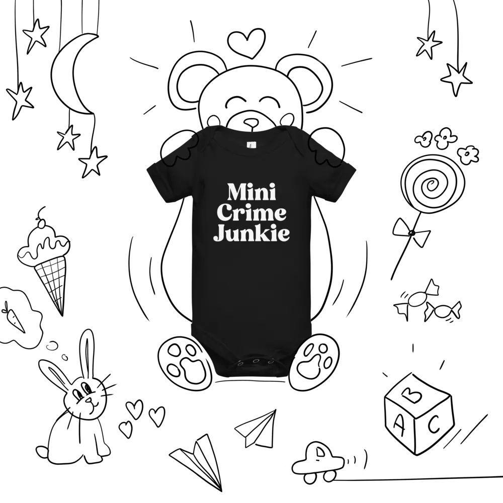 Mini Crime Junkie Onesie product image (8)