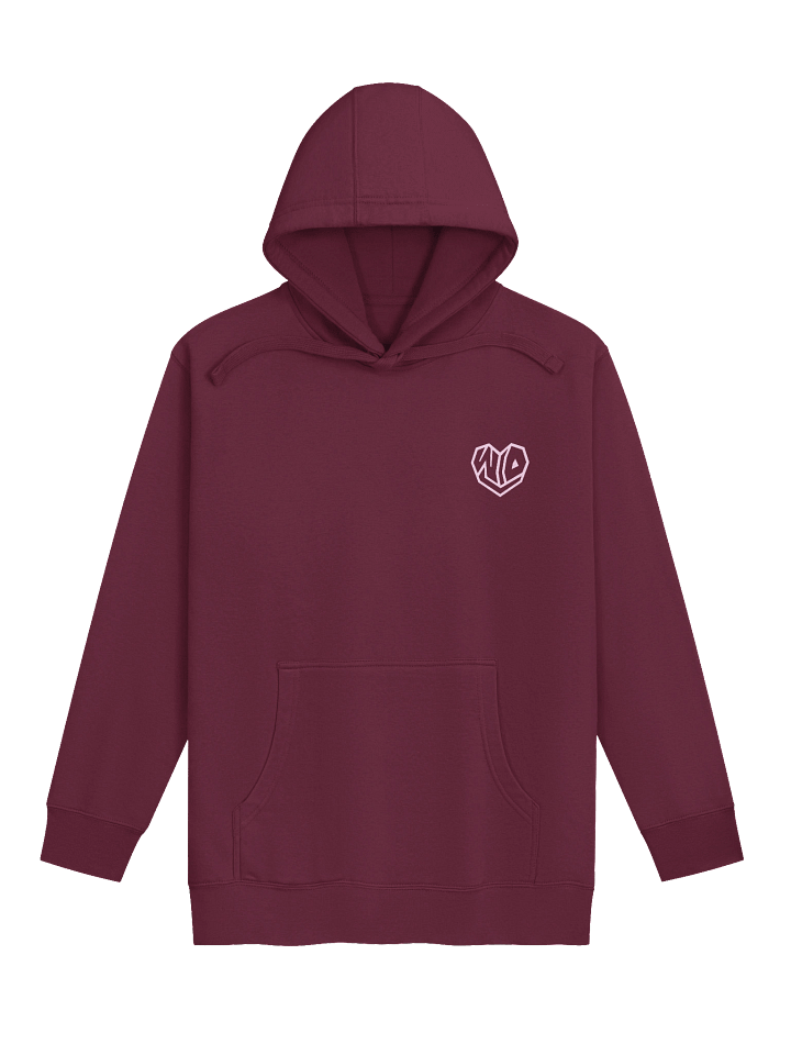 W/O U Pink/Maroon Hoodie product image (1)