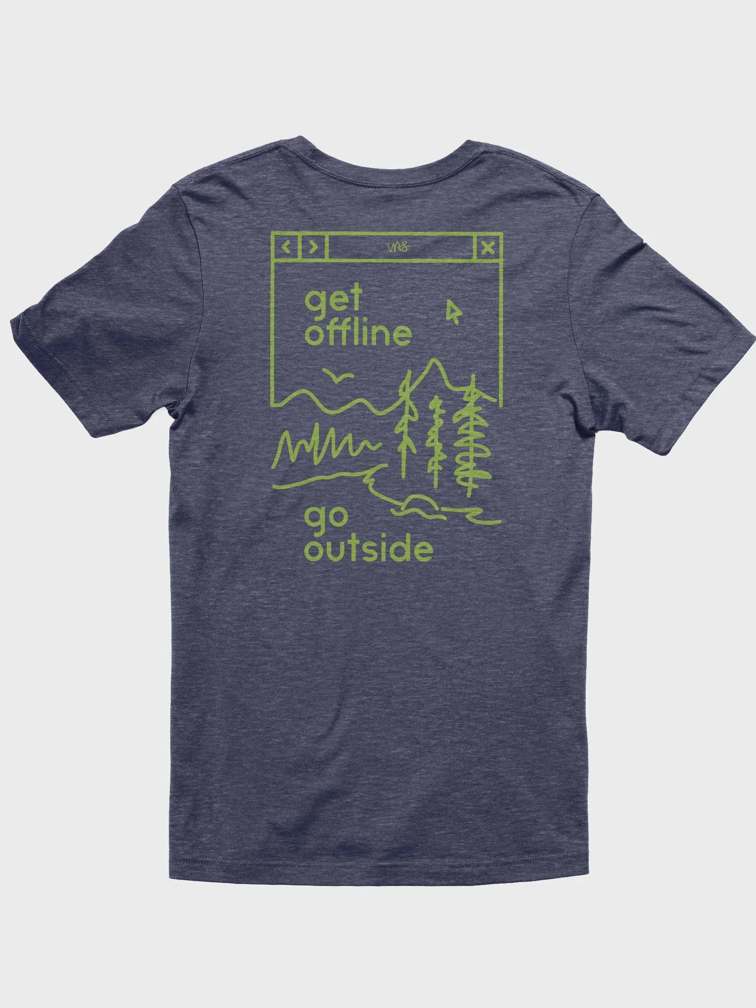 Get Offline, Go Outside (Bella+Canvas Supersoft T-Shirt) product image (3)