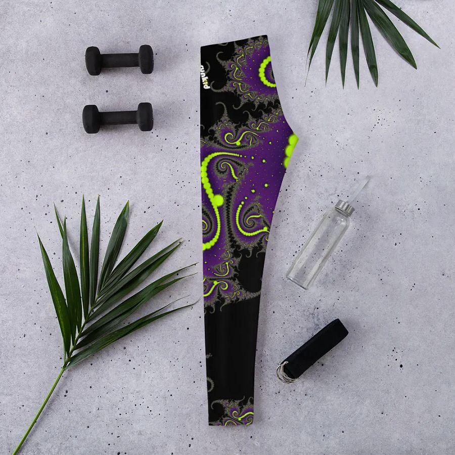 Fractal Leggings - Acid Nights product image (4)