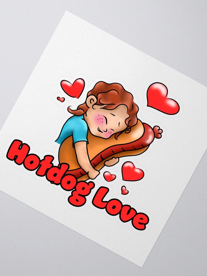 Hotdog Love Sticker product image (2)