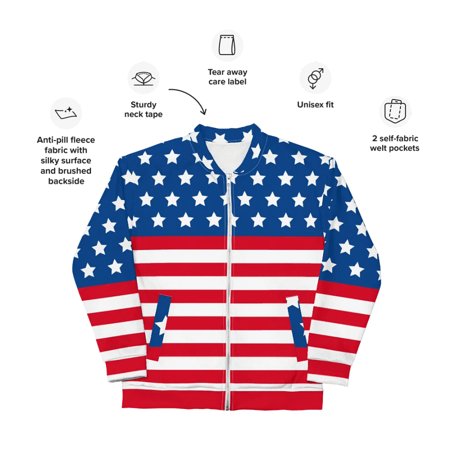 All-Over Print Bomber Jacket - USA product image (10)