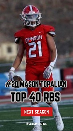 NUMBER 20: @m.topalian2 out of @cchsmustangfb