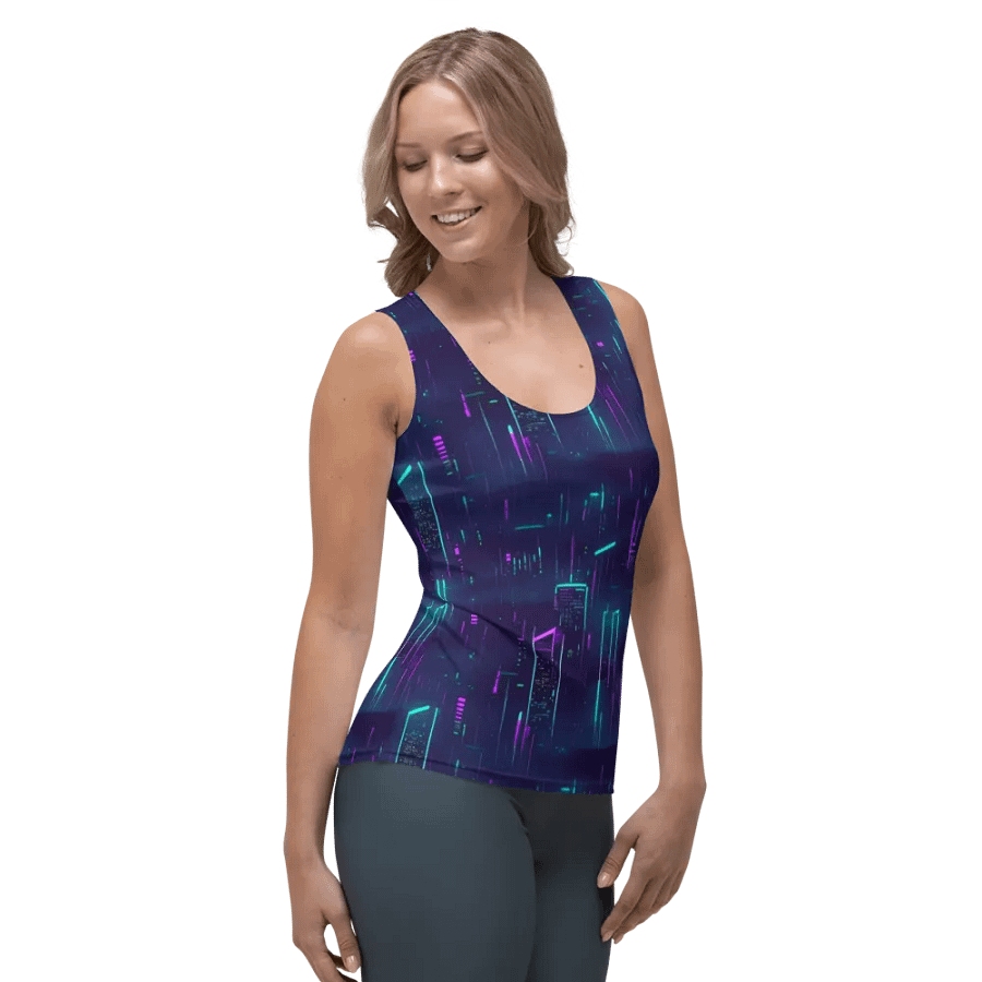 Neon City Nights Women's Tank Top product image (4)