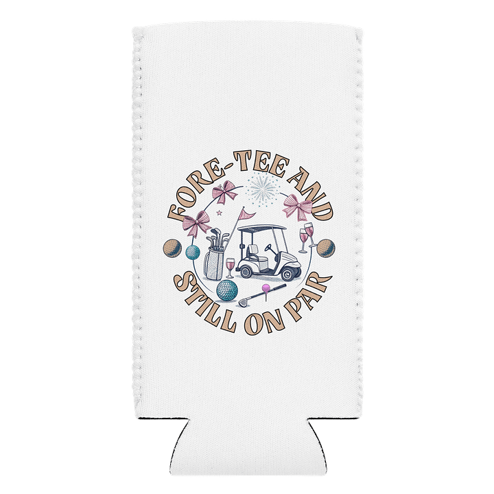 Fore Tee And Still On Par Golf Champagne Party Can Cooler product image (1)