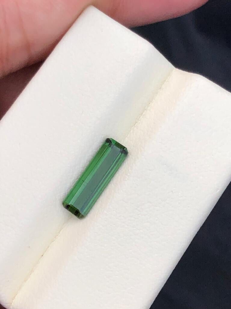 TOURMALINE GEMSTONE FOR RING & PENDANT GREEN EMERALD CUT, 1.80 CARAT product image (6)