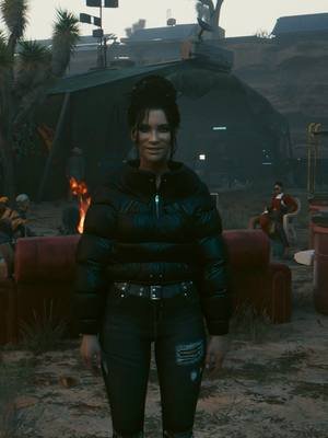 Panam has an announcement #cyberpunk:edgerunners #panampalmer #panam #panampalmercyberpunk2077 #CyberpunkSkits #cyberpunkfunny