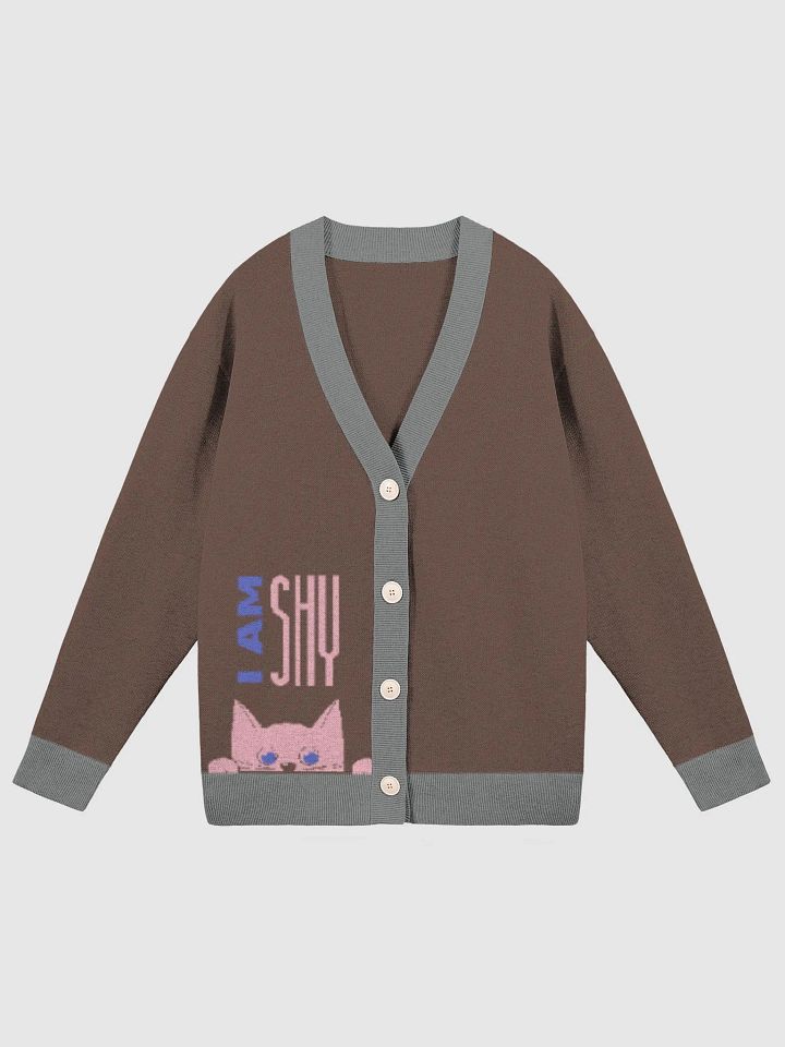 knitted I am shy cardigan product image (3)