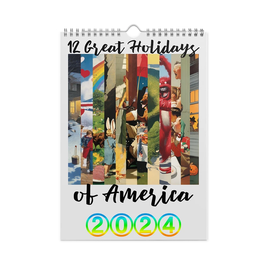12 Great Holidays of America Calendar product image (4)