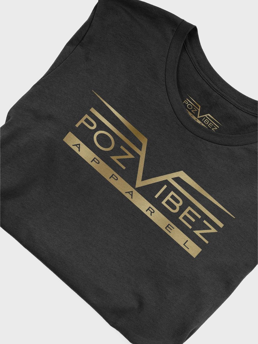 PozVibez Apparel (Gold) T-shirt product image (5)