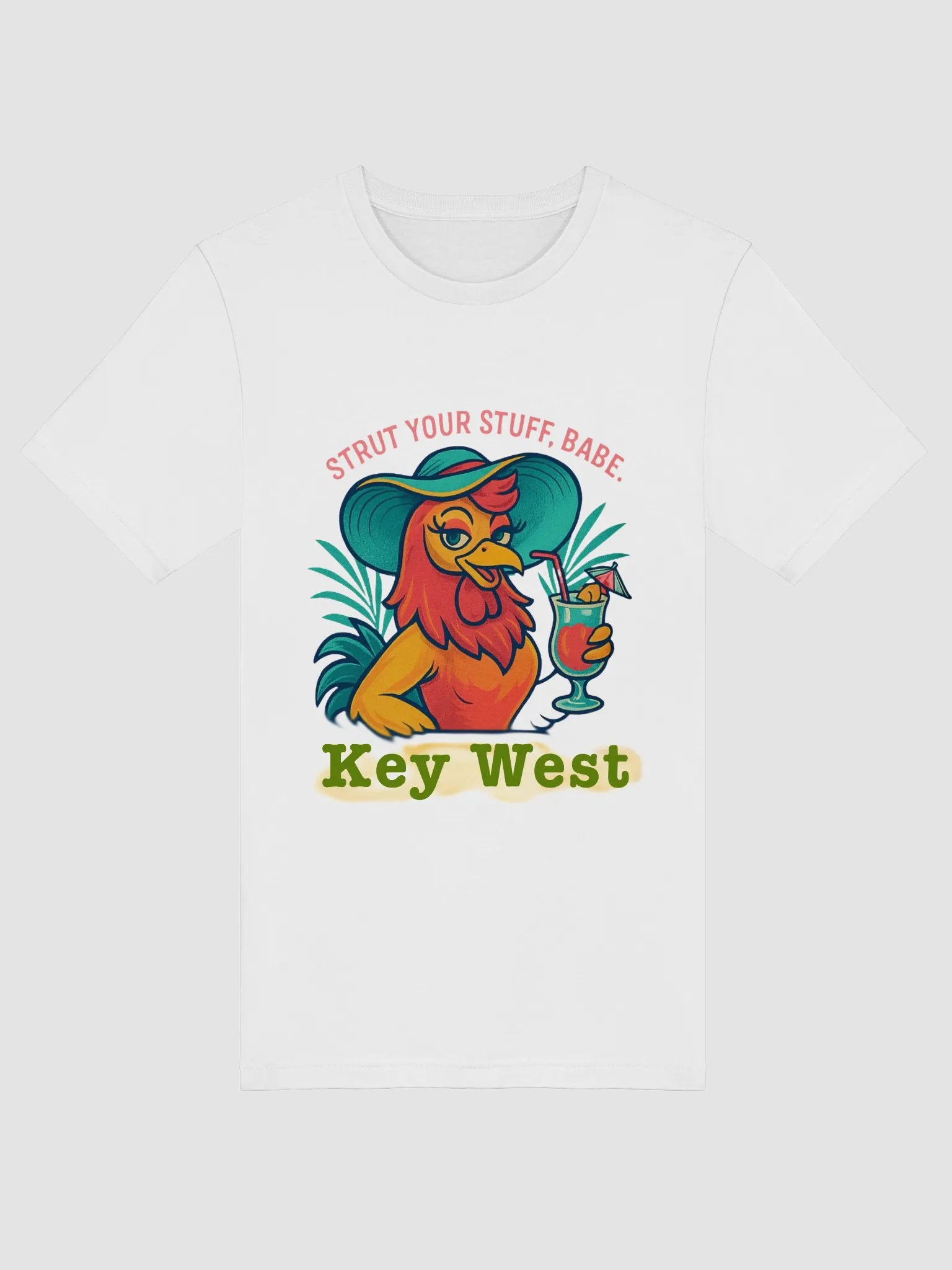 Key West Strut Your Stuff, Babe Ultra-Soft Rooster Tee product image (3)