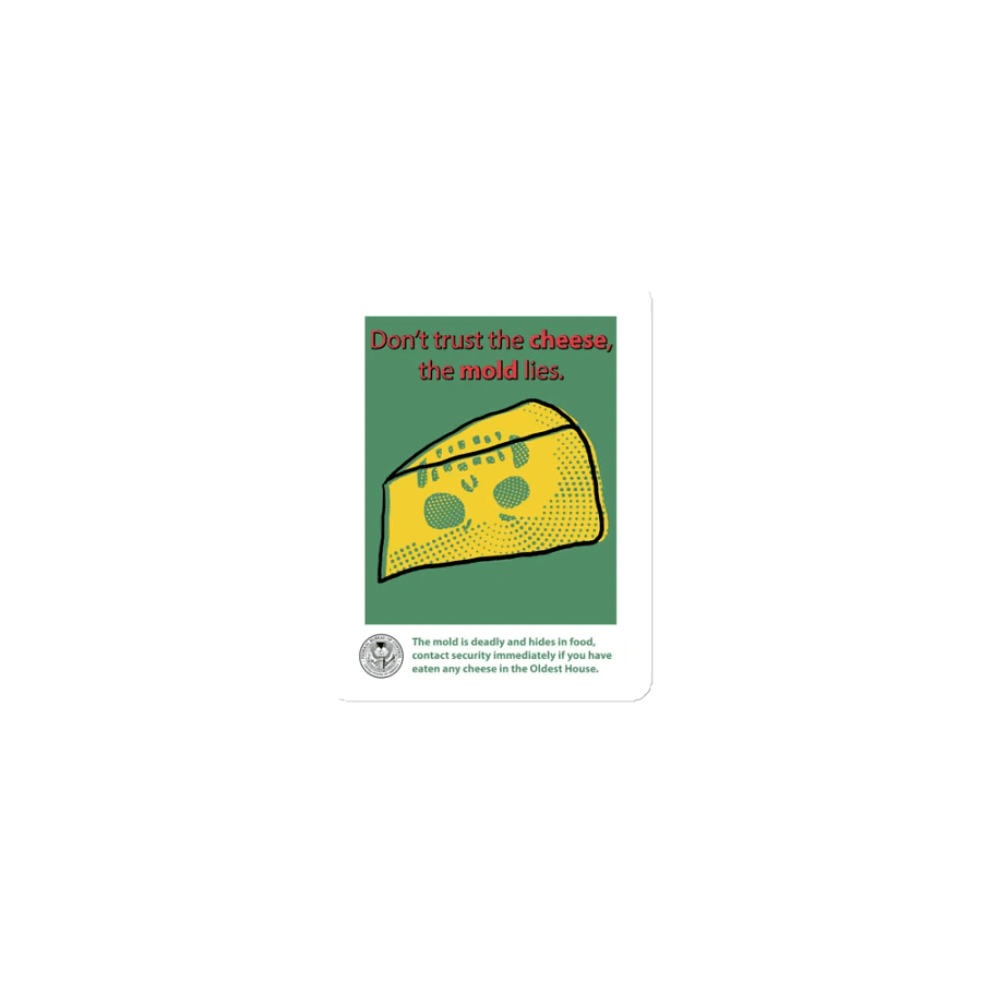 Don't eat the cheese Magnet - Bureau Collection product image (3)
