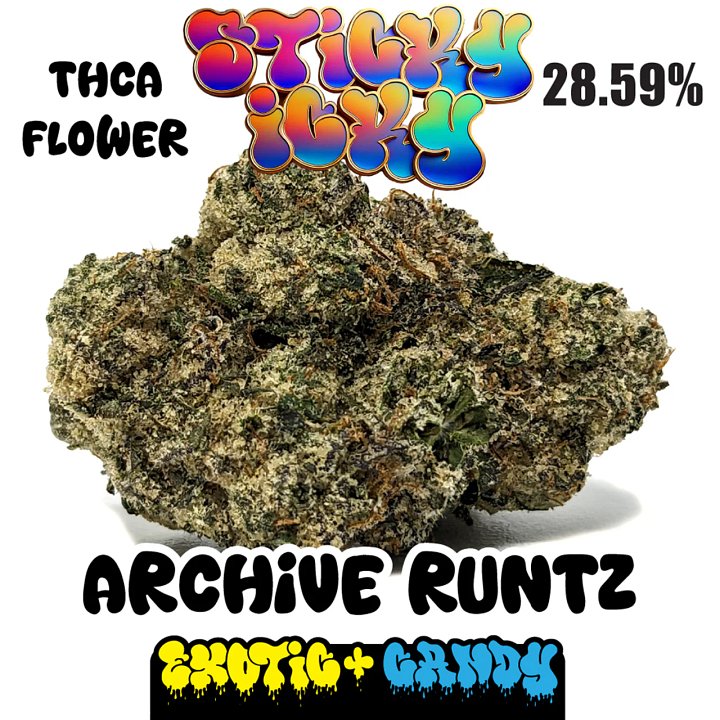 Sticky Icky THCA Flower - Premium 14g (1/2oz) Hemp Flower product image (1)
