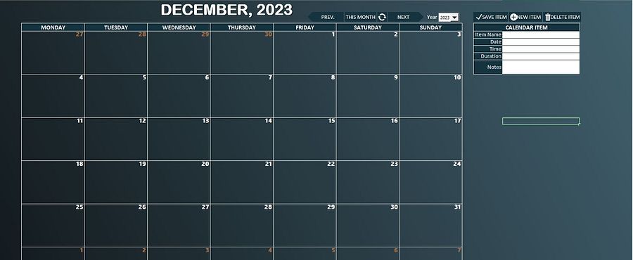 New ProdCalendar in Exceluct product image (1)