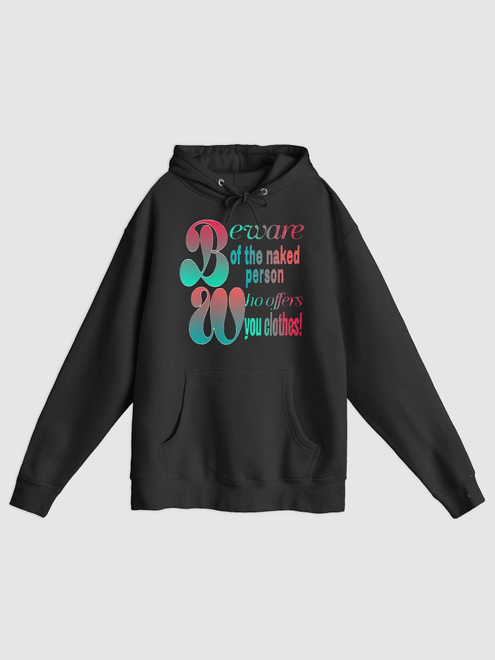Naked Person Warning Hoodie product image (4)