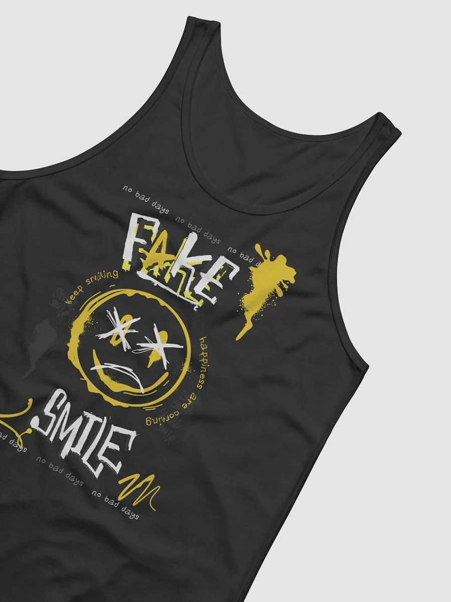 Fake Smile | Jersey Tank by Bella+Canvas product image (5)
