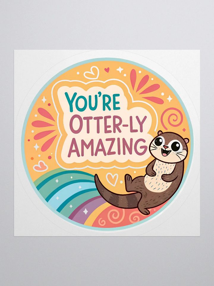 Otter-ly Amazing Kiss Cut Stickers product image (3)