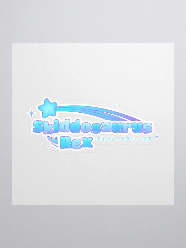 Skiddosaurus Rex Logo Sticker product image (1)