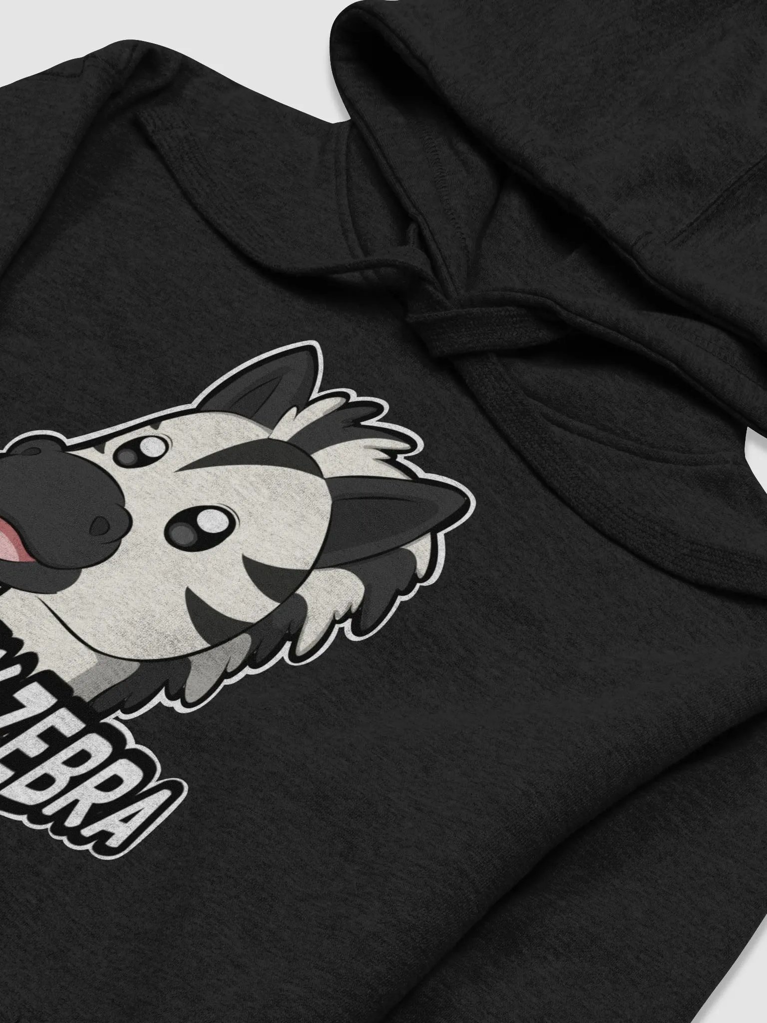 Playful Zebra Cartoon Premium Hoodie product image (2)