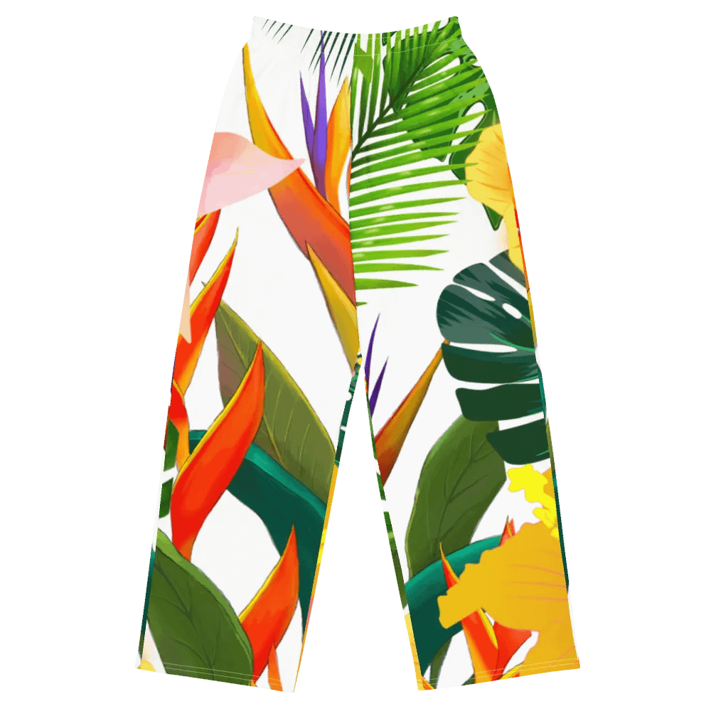 Tropical Paradise Unisex Wide-Leg Pants product image (1)