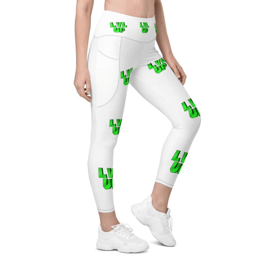 LVL UP White Yoga Pants product image (8)