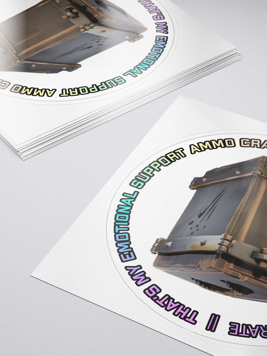 Emotional Support Ammo Crate Sticker product image (5)