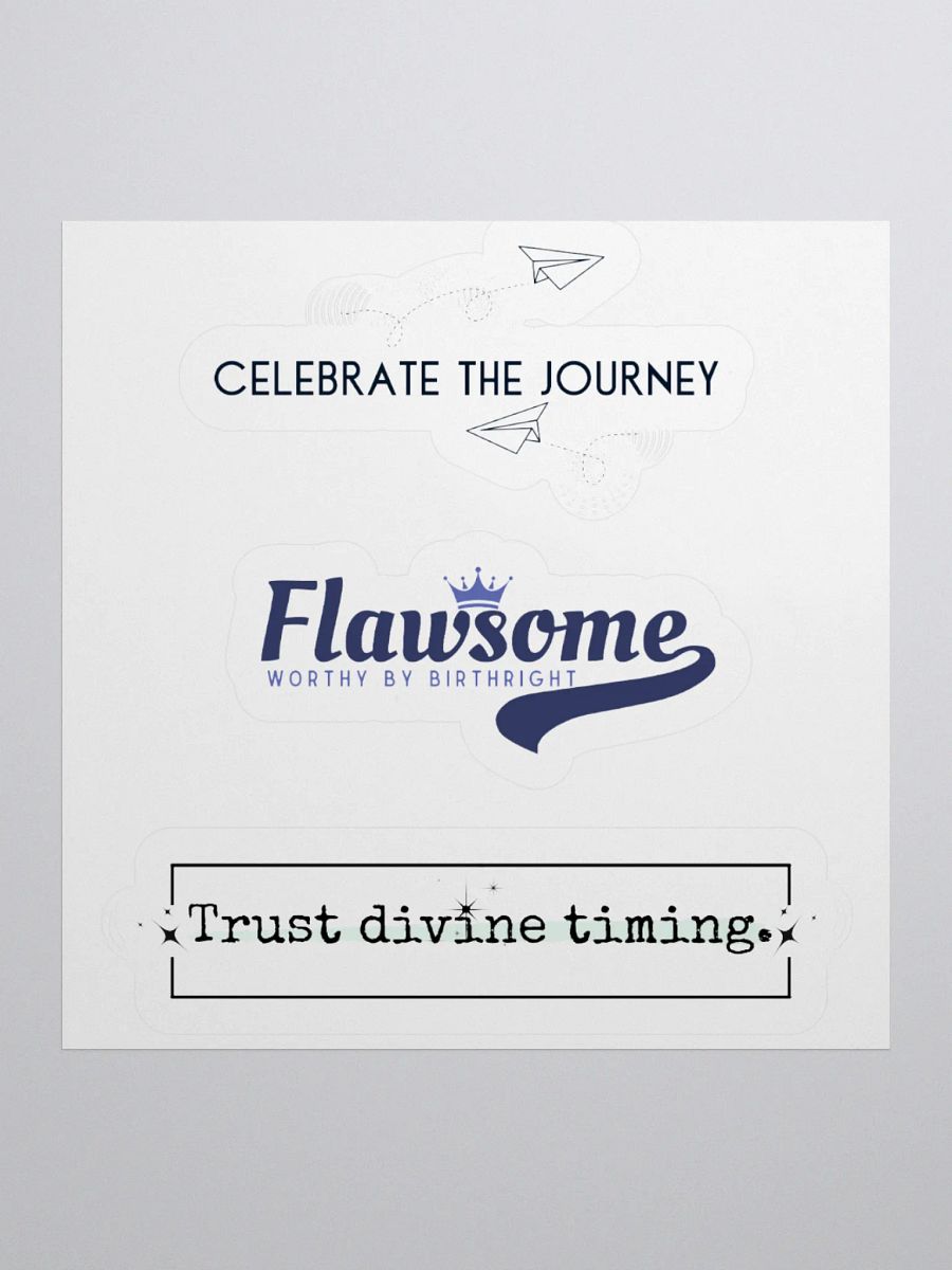 Trust Inspirational Vinyl Stickers 3pk product image (1)