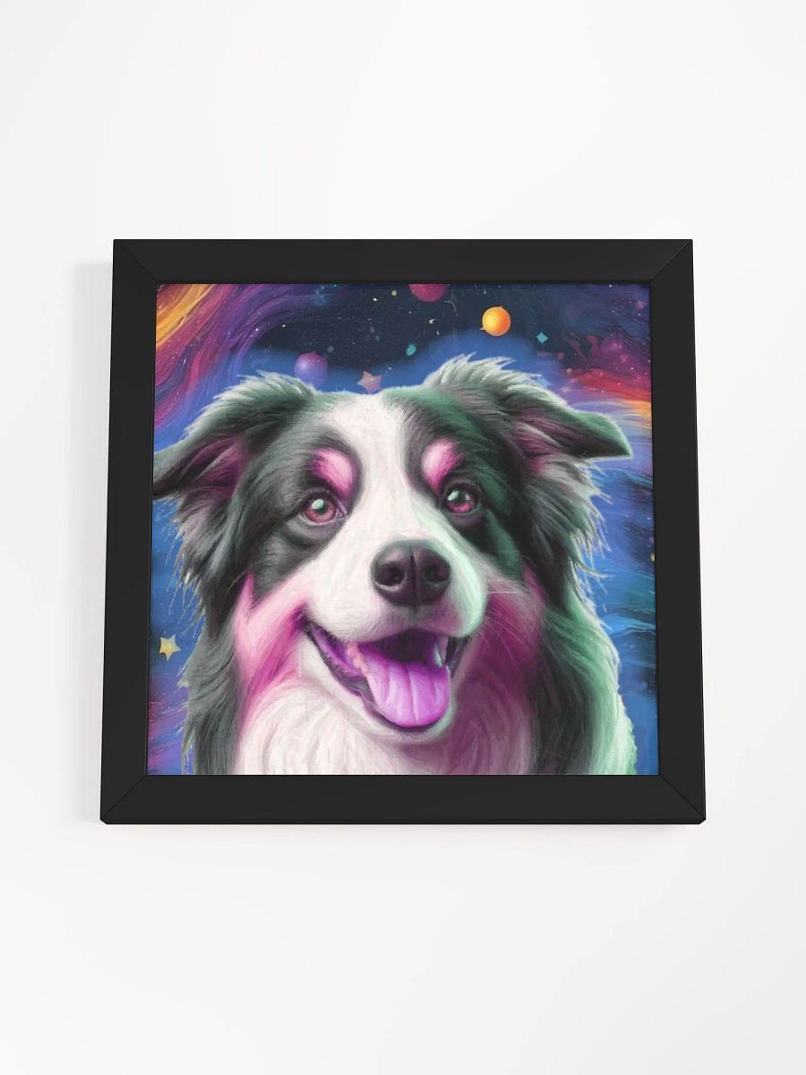 Australian Shepherd Cosmic Colors Framed Wall Art product image (31)