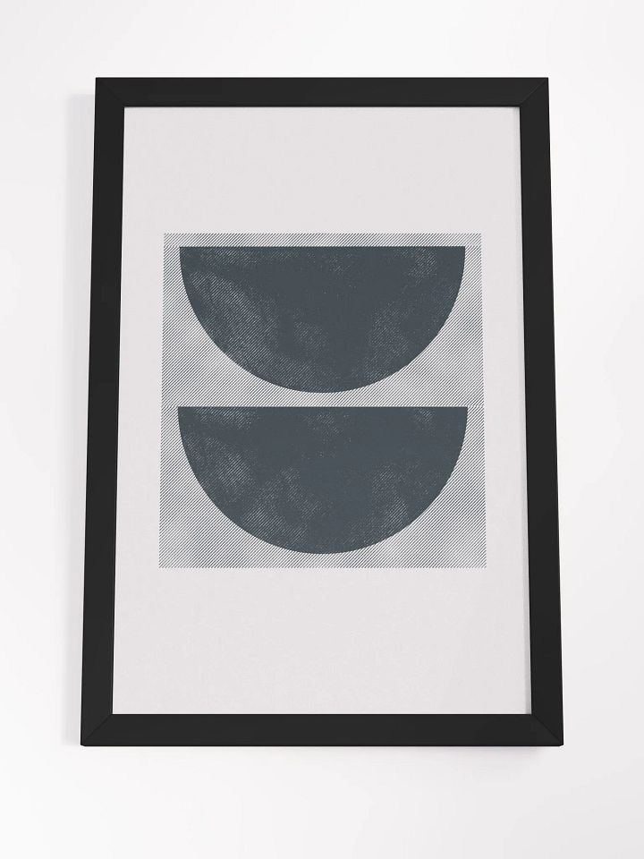 Textured Wood Framed Matte Poster | Elegant Wall Art for a Natural Touch product image (1)